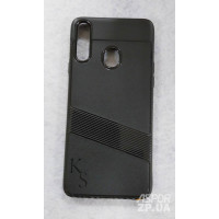 Накладка TPU Strip Case для Samsung A20S/A207- чорний