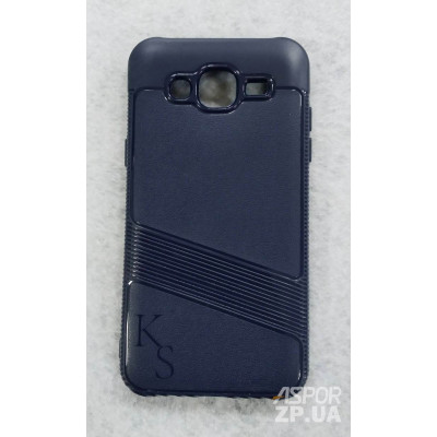 Накладка TPU Strip Case для Samsung J500/J5 2015- синій