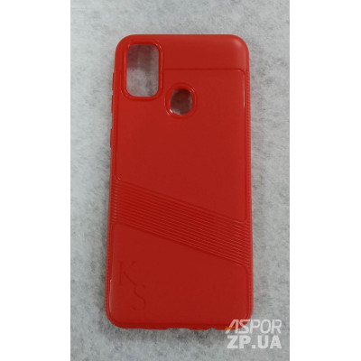 Накладка TPU Strip Case для Samsung M30S/M307/M21/M215- червоний