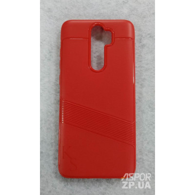 Накладка TPU Strip Case для Xiaomi Redmi Note 8 Pro- червоний