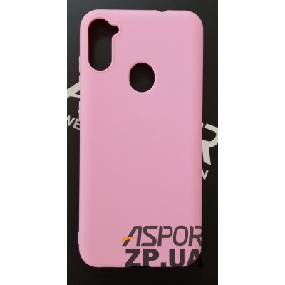 Накладка TPU Soft для Samsung M11/M115- рожевий Накладка TPU Soft для Samsung M11/M115- рожевий