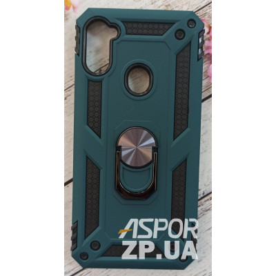 Протиударний чохол Antishock для Samsung M11/M115- зелений
