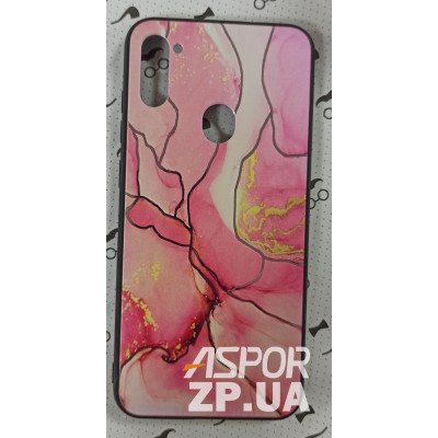 Накладка Marble UV для Samsung A11/A115/M11/M115- рожевий