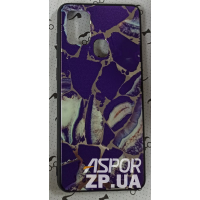 Накладка Marble UV для Samsung A21s/A217- чорний Накладка Marble UV для Samsung A21s/A217- чорний