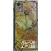 Накладка Marble UV для Samsung A21s/A217- золотий