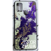 Накладка Marble UV для Samsung A21s/A217- сірий