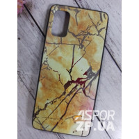 Накладка Marble UV для Samsung A41/A415- золотий