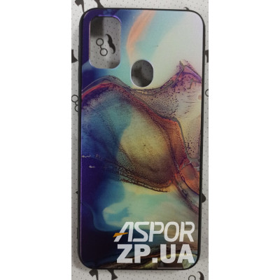 Накладка Marble UV для Samsung M21/M215/M30S/M307- синій Накладка Marble UV для Samsung M21/M215/M30S/M307- синій