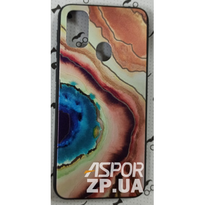 Накладка Marble UV для Samsung M21/M215/M30S/M307- бронзовий