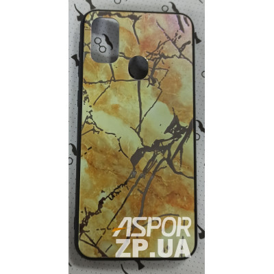 Накладка Marble UV для Samsung M21/M215/M30S/M307- золотий