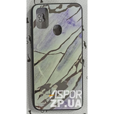 Накладка Marble UV для Samsung M21/M215/M30S/M307- білий