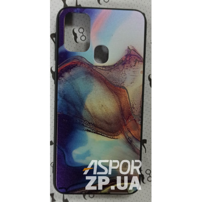 Накладка Marble UV для Samsung M31/M315- синій Накладка Marble UV для Samsung M31/M315- синій