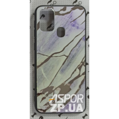 Накладка Marble UV для Samsung M31/M315- білий Накладка Marble UV для Samsung M31/M315- білий