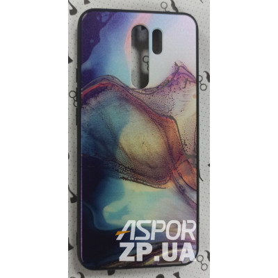 Накладка Marble UV для Xiaomi Redmi 9- синій Накладка Marble UV для Xiaomi Redmi 9- синій
