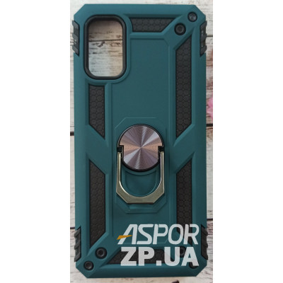 Протиударний чохол Antishock для Samsung A41/A415- зелений
