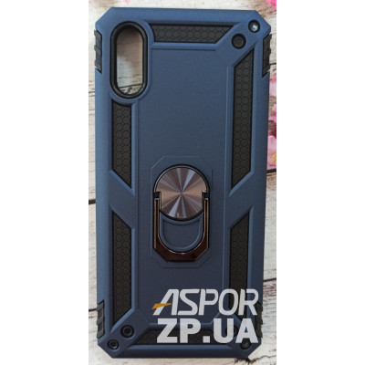 Протиударний чохол Antishock для Xiaomi Redmi 9A- темно- синій