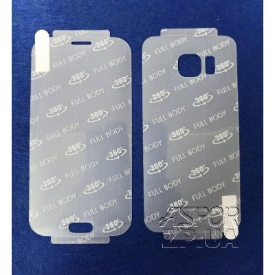 Плівка захисна FULL COVER 360 `(F + B) для Samsung S6 Edge