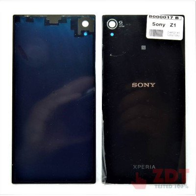 Задня кришка для Sony Xperia Z1 / C6903 / C6943 / C6906 / C6902 Black Задня кришка для Sony Xperia Z1 / C6903 / C6943 / C6906 / C6902 Black