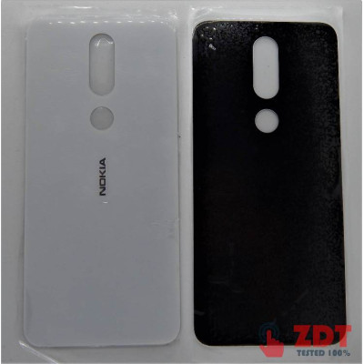 Задня кришка для Nokia 6.1 Plus Dual Sim / TA-1116) White Задня кришка для Nokia 6.1 Plus Dual Sim / TA-1116) White