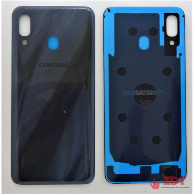 Задня кришка для Samsung A20 / A205 Black Задня кришка для Samsung A20 / A205 Black