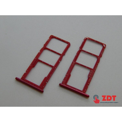 SIM лоток для Huawei Y6p Red SIM лоток для Huawei Y6p Red