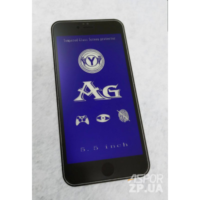 Скло захисне AG BLUE LIGHT матове для iPhone 6 Plus- чорний Скло захисне AG BLUE LIGHT матове для iPhone 6 Plus- чорний