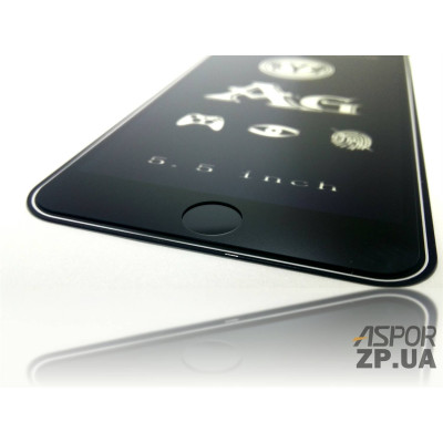 Скло захисне AG BLUE LIGHT матове для iPhone 6 Plus- чорний