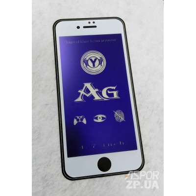Скло захисне AG BLUE LIGHT матове для iPhone 7/8- білий Скло захисне AG BLUE LIGHT матове для iPhone 7/8- білий