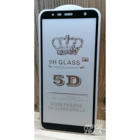 Скло захисне Full Glue для Samsung J4 Plus/J415 в тех. упаковці- чорний Скло захисне Full Glue для Samsung J4 Plus/J415 в тех. упаковці- чорний