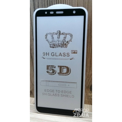 Скло захисне Full Glue для Samsung J4 Plus/J415 в тех. упаковці- чорний Скло захисне Full Glue для Samsung J4 Plus/J415 в тех. упаковці- чорний