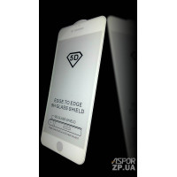 Скло захисне Full Glue для iPhone 6 Plus в тех. упаковці- білий Скло захисне Full Glue для iPhone 6 Plus в тех. упаковці- білий