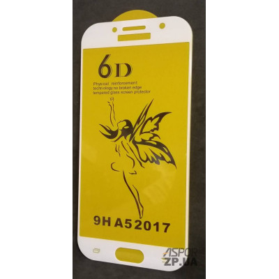 Скло захисне 6D Premium для Samsung A520/A5 2017- білий Скло захисне 6D Premium для Samsung A520/A5 2017- білий