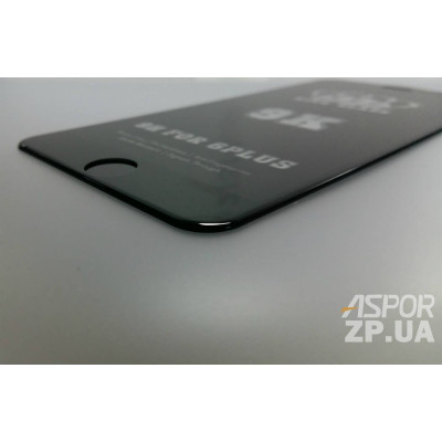 Скло захисне 9K GOOD QUALITY для iPhone 6 Plus/6S Plus- чорний