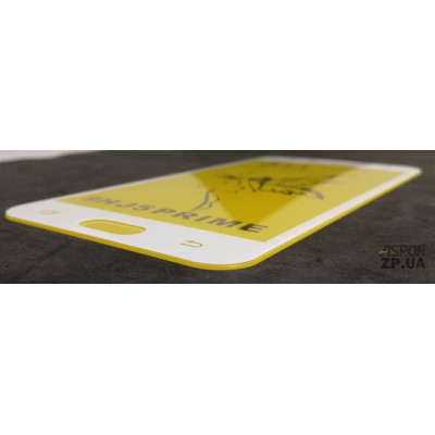 Скло захисне 6D Premium для Samsung J5 Prime/G570F в упаковці- білий