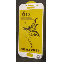 Скло захисне 6D Premium для Samsung A320/A3 2017- білий Скло захисне 6D Premium для Samsung A320/A3 2017- білий