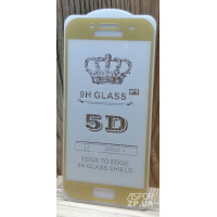 Скло захисне Full Glue для Samsung A320/A3 2017 в тех. упаковці- золотий Скло захисне Full Glue для Samsung A320/A3 2017 в тех. упаковці- золотий