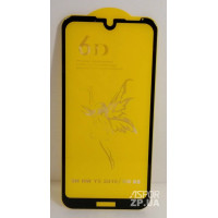 Скло захисне 6D Premium для Huawei Y5 2019/Honor 8S в тех. упаковці- чорний Скло захисне 6D Premium для Huawei Y5 2019/Honor 8S в тех. упаковці- чорний