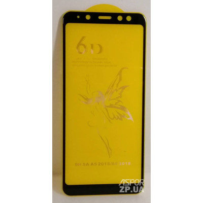 Скло захисне 6D Premium для Samsung A830/A8 2018/A530/A5 2017 в тех. упаковці- чорний Скло захисне 6D Premium для Samsung A830/A8 2018/A530/A5 2017 в тех. упаковці- чорний