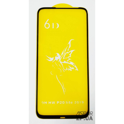 Скло захисне 6D Premium для Huawei P20 Lite 2019 в тех. упаковці- чорний Скло захисне 6D Premium для Huawei P20 Lite 2019 в тех. упаковці- чорний