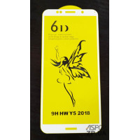 Скло захисне 6D Premium для Huawei Y5 2018/Honor 7A в тех. упаковці- білий Скло захисне 6D Premium для Huawei Y5 2018/Honor 7A в тех. упаковці- білий