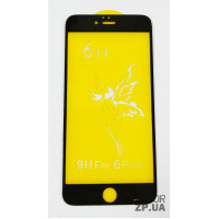 Скло захисне 6D Premium для iPhone 6 Plus в тех. упаковці- чорний Скло захисне 6D Premium для iPhone 6 Plus в тех. упаковці- чорний