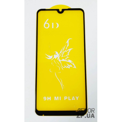 Скло захисне 6D Premium для Xiaomi Mi Play в тех. упаковці- чорний Скло захисне 6D Premium для Xiaomi Mi Play в тех. упаковці- чорний