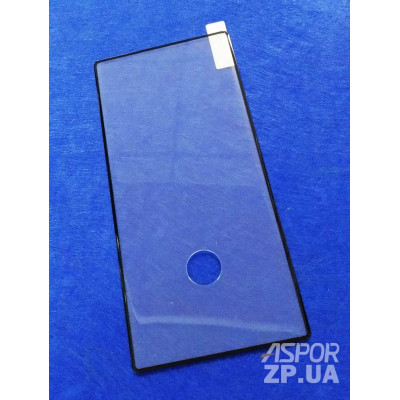 Скло захисне Edge Full Glue для Samsung Note 10 Plus в тех. упаковці- чорний