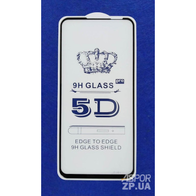 Скло захисне Full Glue для Huawei Mate 30 Lite в тех. упаковці- чорний Скло захисне Full Glue для Huawei Mate 30 Lite в тех. упаковці- чорний
