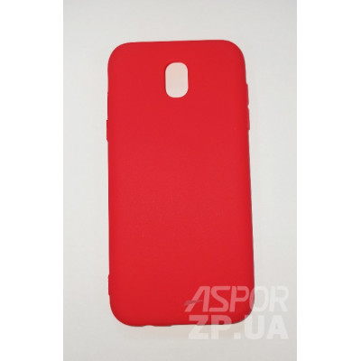 Накладка SMTT Soft Touch для Samsung J530/J5 2017- червоний Накладка SMTT Soft Touch для Samsung J530/J5 2017- червоний