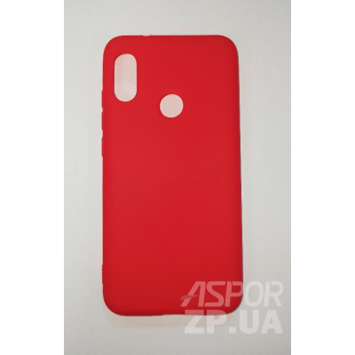 Накладка SMTT Soft Touch для Xiaomi Mi A2 Lite/Redmi 6 Pro- червоний Накладка SMTT Soft Touch для Xiaomi Mi A2 Lite/Redmi 6 Pro- червоний