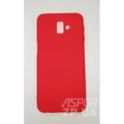 Накладка SMTT Soft Touch для Samsung J6 Plus/J610- червоний Накладка SMTT Soft Touch для Samsung J6 Plus/J610- червоний