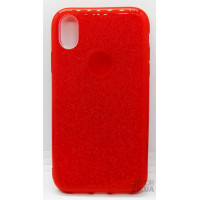 Накладка Shine для iPhone XR- червоний