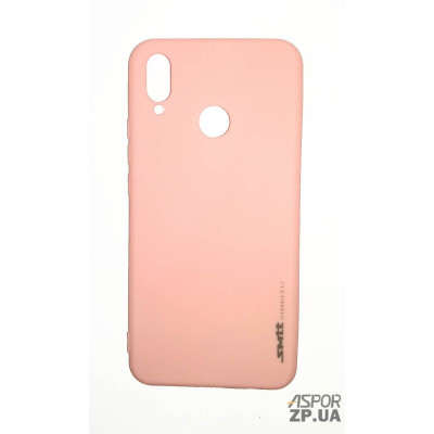 Накладка SMTT Soft Touch для Huawei P Smart Plus- рожевий Накладка SMTT Soft Touch для Huawei P Smart Plus- рожевий