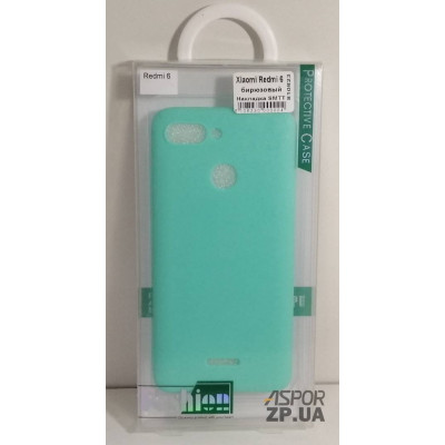 Накладка SMTT Soft Touch для Xiaomi Redmi 6- бірюзовий